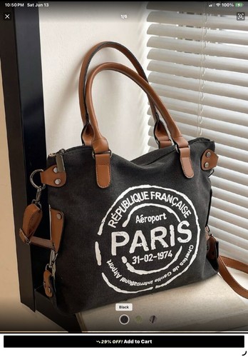 Black paris graphic - black,