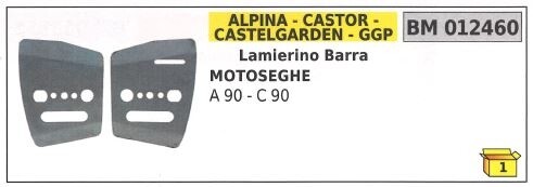 Kit lamierini barra - alpina, per