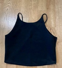 Top Nero senza maniche, taglia