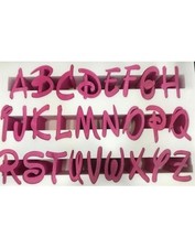 Lettera alfabeto disney - lettera, fucsia