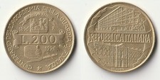 Moneta 200 Lire Italia 1996
