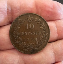 Moneta 10 centesimi Umberto I