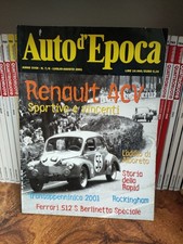 Rivista Auto D'epoca Settembre