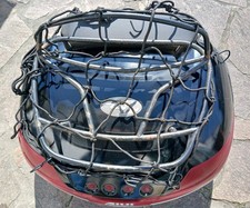 Givi Bauletto Baule Borsa 46 L Moto+portapacchi In Ferro+schienale Nero Lucido