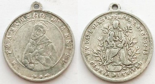 Medaglia san francesco - medaglia,