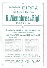 PUBBLICITA' 1923 MENABREA