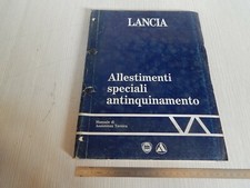 Manuale 1986 Originale Lancia