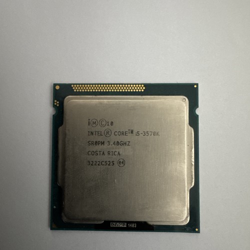 Intel core 3570k 40 - core, 3,40