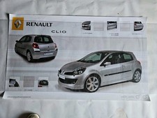 Renault Clio Poster Cartaceo Originale Concessionaria 68x98Cm Mod.2