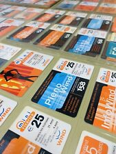 128 Schede Telefoniche Wind Usate Dal 2000 al 2018