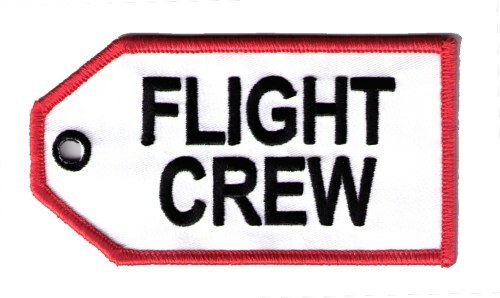 Flight crew baggage tag - flight,