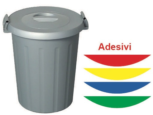 Bidone pattumiera lt - bidone, 25/50