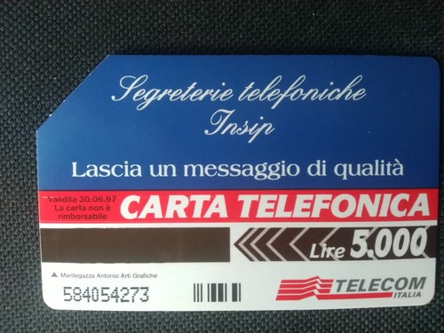 Scheda telefonica collezione - scheda,