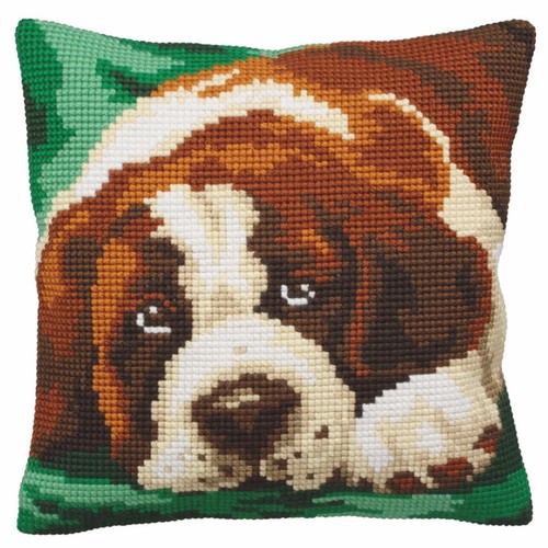 Cuscino punto croce cda - a,