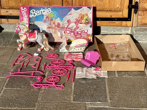 Barbie blizzard horse ski and - blizzard,