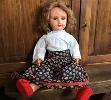 Bambola bachelite, Italy. Anni 50, senza marca solo impresso il numero 11. 