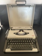 ✅ Macchina Da Scrivere Vintage AEG OLYMPIA Traveller De Luxe S