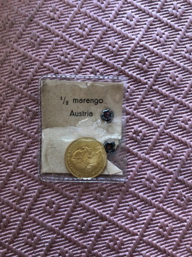 Mezzo marengo oro austriaco - mezzo,
