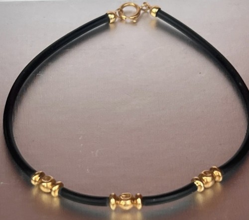 Bracciale caucciù con - con, la