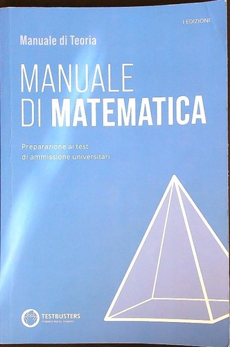 Manuale matematica vv - matematica, aa.vv