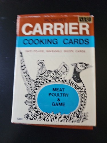 Carte cucina vintage carne - carte,
