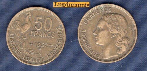 Francs georges guiraud 1952 - 50,