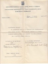 8846) AUTOGRAFO DELLA