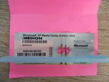 Chiave prodotto Win XP Media Center Edition 2005 OEM