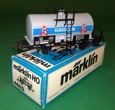 Marklin 4682- Cisterna 2 assi DB SudZucker per melassa - conf. originale.