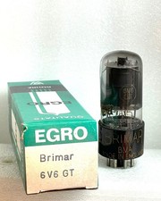 1 tubo nos 6V6Gt brimar tubo