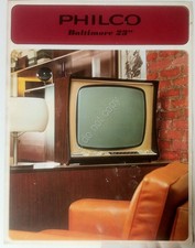 Radio TV Hi-Fi VIntage - Philco - Depliant televisore Baltimore 23" - Anni '70