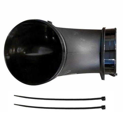 Tubo soffiatore gomito curvo