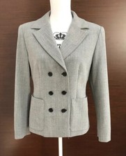 GIACCA DONNA CARACTÈRE GRIGIA LANA E LYCRA FODERATA TG I 44 GB12 F40 D38 E42