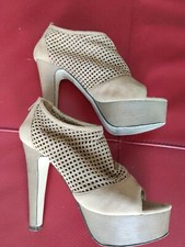 Tronchetti Opentoe Traforati SILVIAN EACH  n.37, Tacco 13