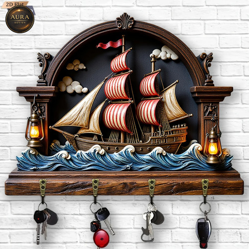 Portachiavi parete 30cm - parete, –