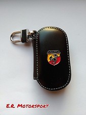 Portachiavi in ecopelle NERO