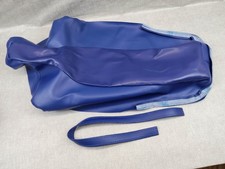 Housse de selle bleue