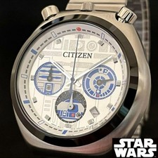 Orologio Citizen STAR WARS Eco-Drive Cronografo Uomo Acciaio Inox Argento 50m