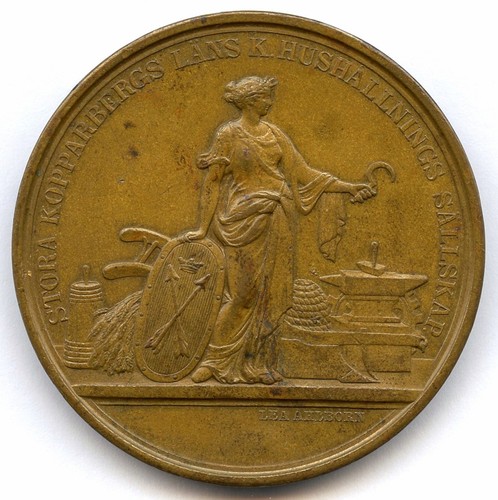 Medaglia svezia agricoltura - svezia,