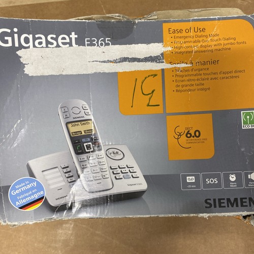 Siemens gigaset e365 dect - siemens, 6.0