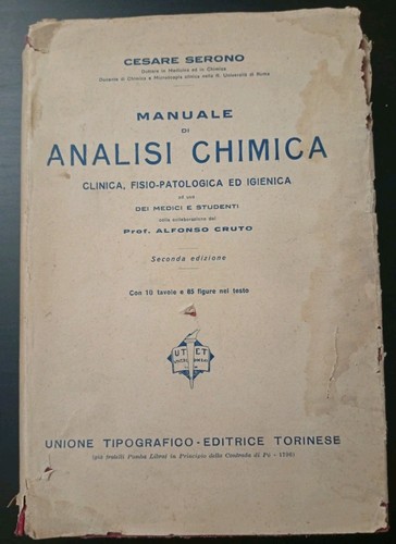 Manuale analisi chimica - manuale, di