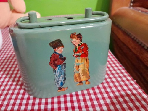 Salvadanaio vintage metallo - salvadanaio,