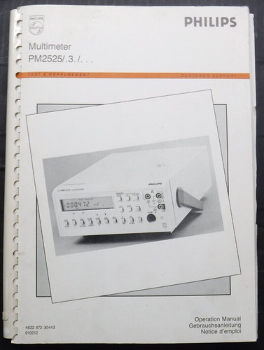 Multimetro philips pm2525 - philips, pm2525/3
