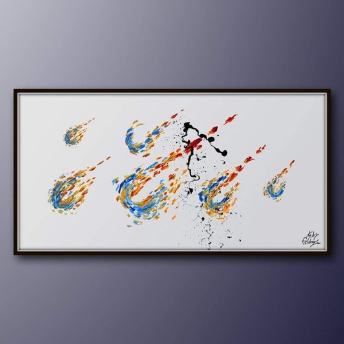 Dipinto pioggia di - 67",