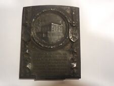 medaglia targa consorzio agricolo impianto frigorifero udine 1921 55x66mm