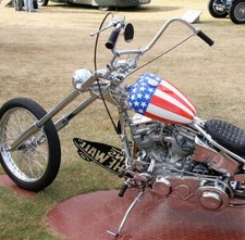 Dog Bone Rialzi Manubrio Riser x Moto Custom Harley 4" Pollici Cromati Chopper 