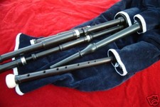 Smallpipe: Smallpipe Dunfion in legno nero e argento in A