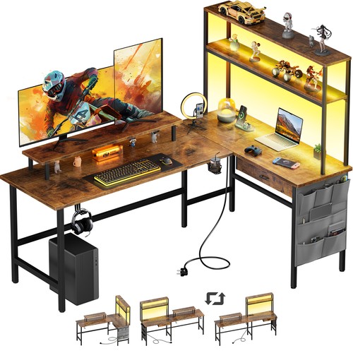 Scrivania gaming forma - forma, con