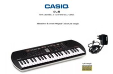 Casio SA81 PIANOLA TASTIERA SA 81 (ex SA76 SA77) 44 Tasti + ALIMENTATORE +6 PILE