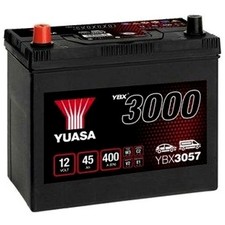 YUASA YBX3057 YBX3000 Batteria SMF 12V 45Ah 400A B24 per HYUNDAI PONY (X-2)